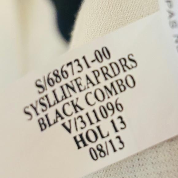 Banana Republic Black and Cream Colour Block Sleeveless dress SZ 10 - Picture 7 of 9